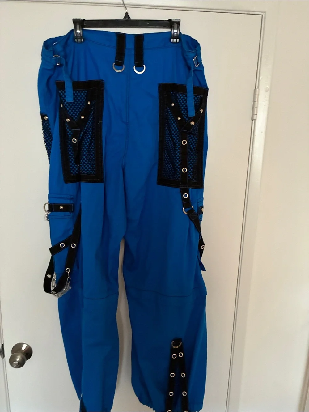 Tripp NYC NWT 3XL Royal w/Black Fishnet Cargo Pants/Shorts